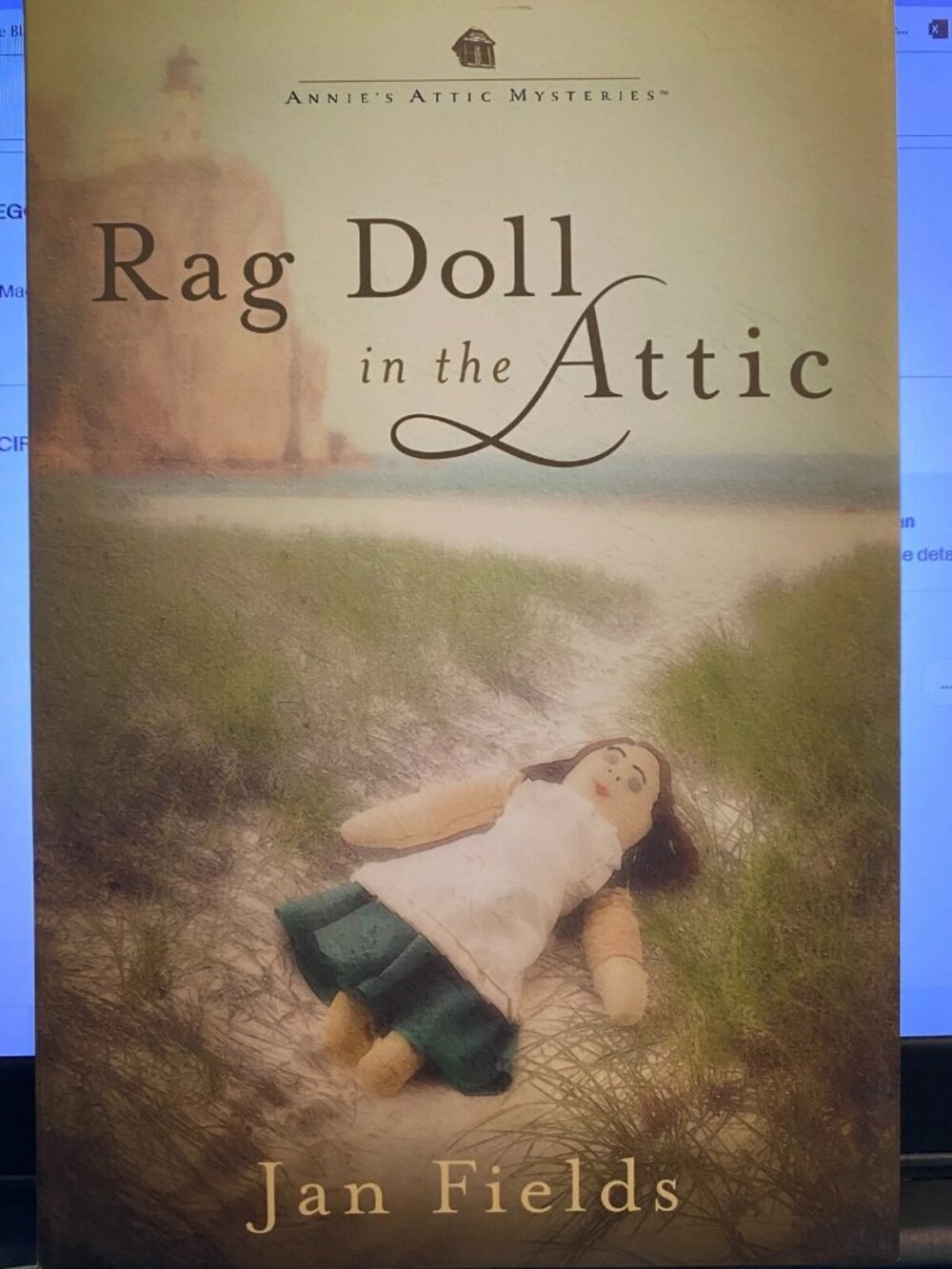 RAG DOLL IN THE ATTIC Jan Fields Annie's Attic Mysteries #7 Hardcover w/DJ